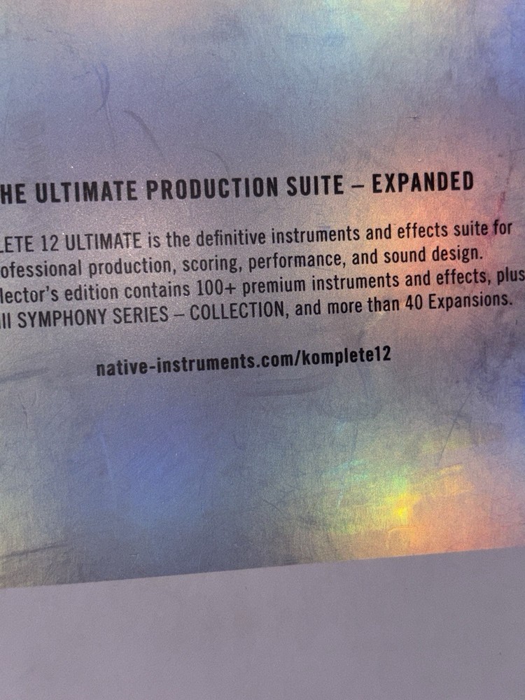 Native Instruments Komplete 12 Ultimate Complete UPGRADE ONLY For 8-12