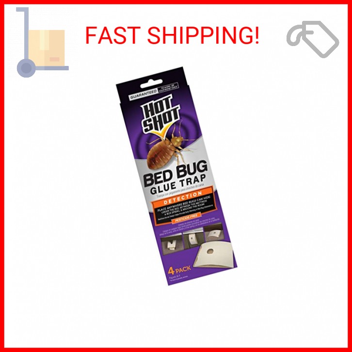 Hot Shot Bed Bug Glue Trap 4 ct
