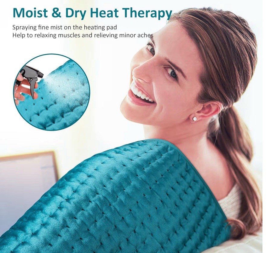 BESIGILA Electric Heating pad for Back/Shoulder/Neck/Leg/Cramps & Arthritis Pain