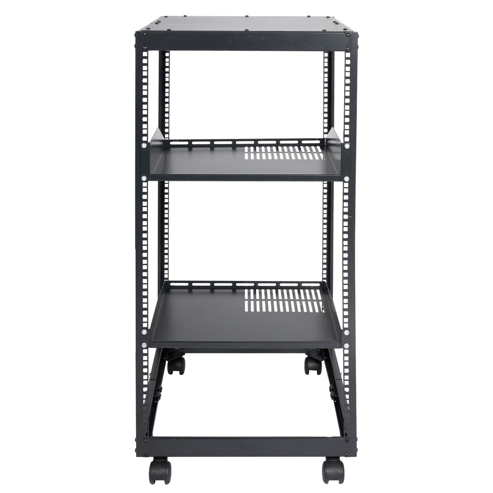 VEVOR 20U 4 Post Open Frame Server Rack Network Enclosure 23''-40'' Adjustable