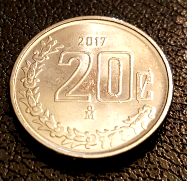 20 Centavos 2017 stylized designs from Reed (Acatl)