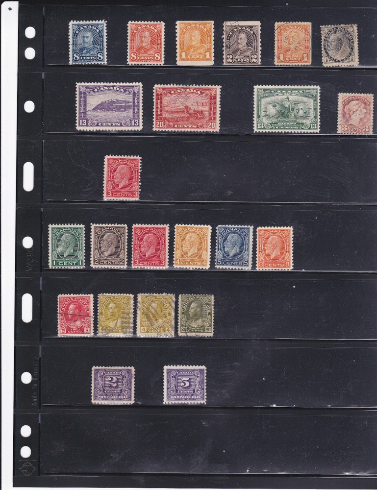 Canada  Used Selection  Stamps