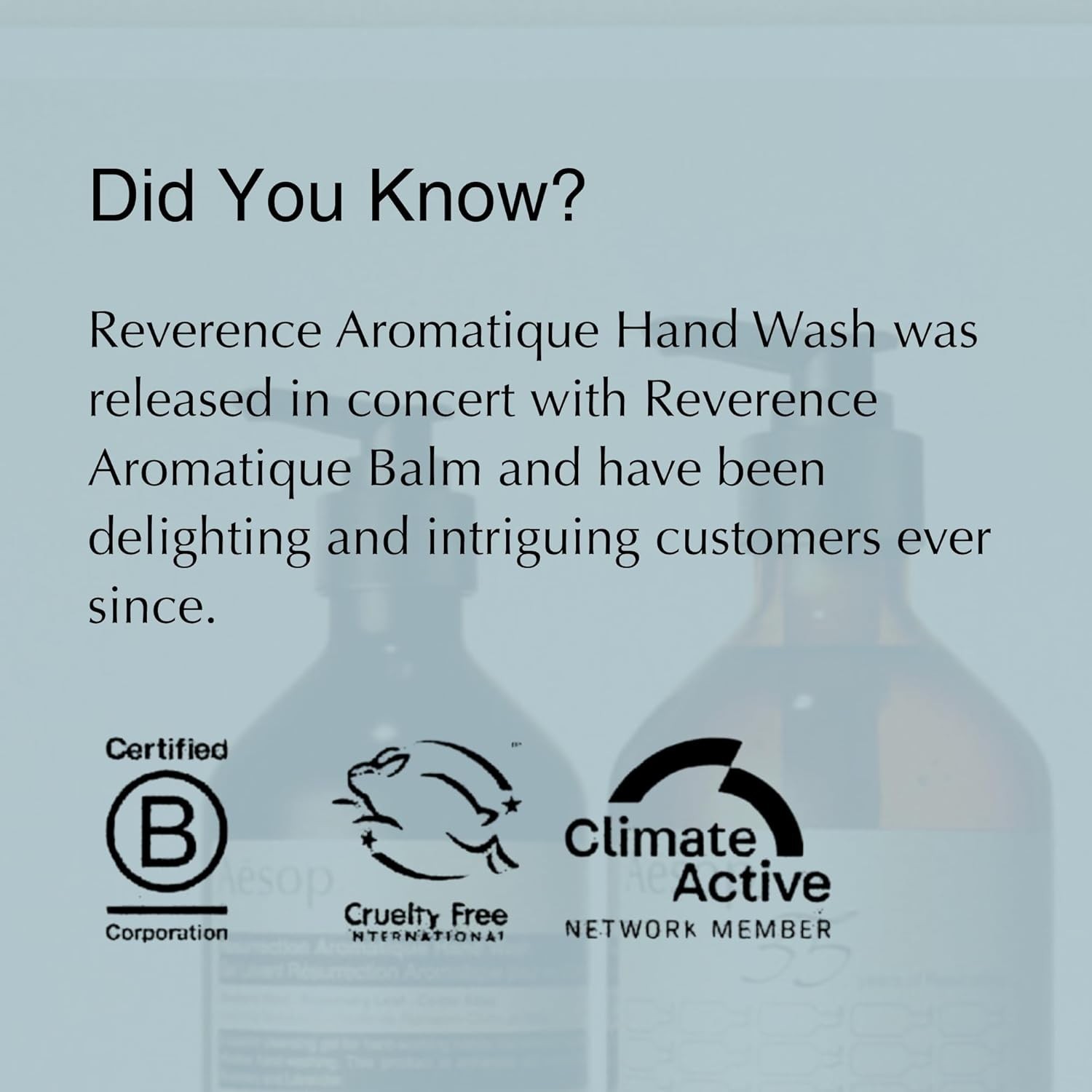 Aesop Reverence Exfoliating Hand Wash 500mL 16.9oz Bergamot Vetiver NEW