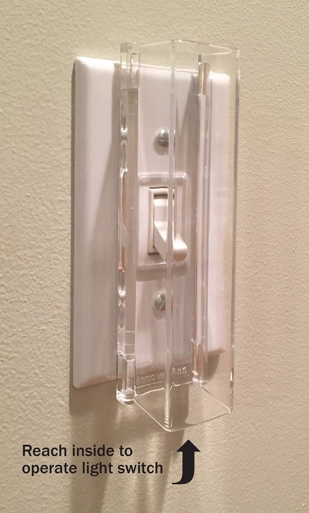 Child Proof Light Switch Guard - for Standard (Toggle) Style Switches