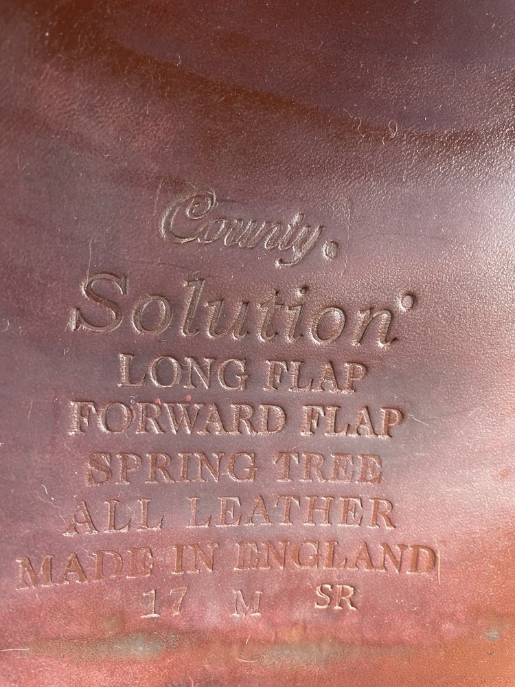 English Saddle - County Solution - 17 M SR - 2017 - Forward Flap - Jumper