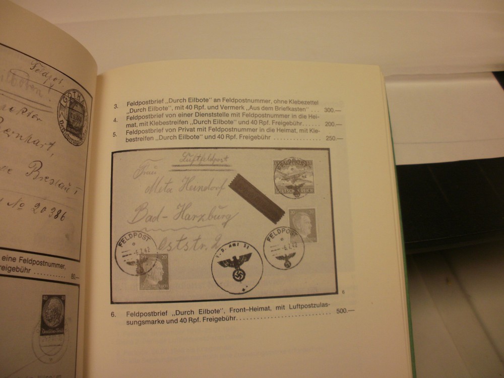 WW II era GERMAN POSTAGE, Michel Handbuch-Katalog Deutsche Feldpost 1937-1945