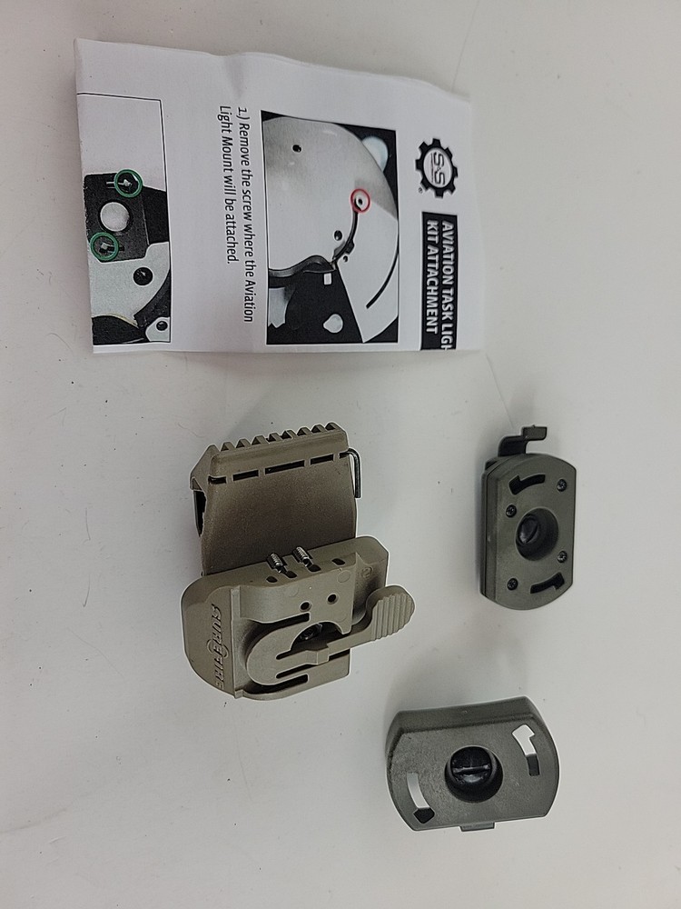 S&S Precision Task Light Helmet Mount .