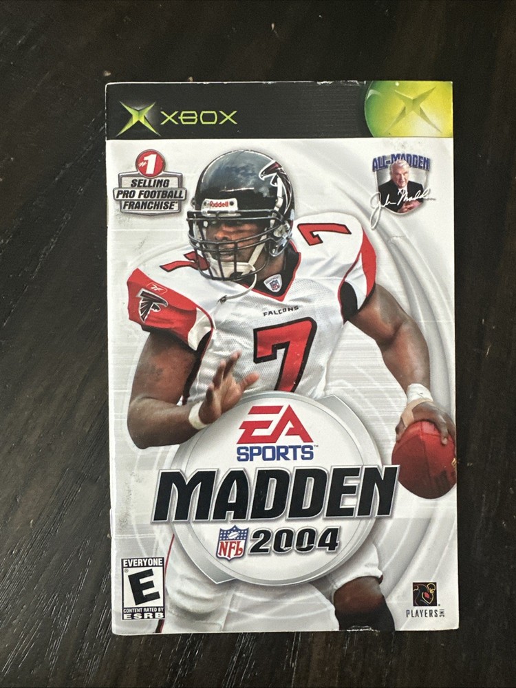 XBOX Manual Only Madden NFL 2004