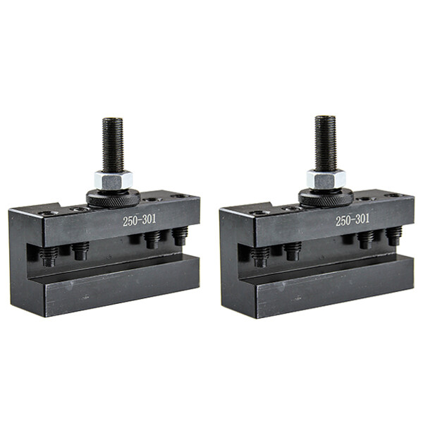 All Industrial 2 Pack CXA #1 Quick Change Turning & Facing Lathe Tool Holders