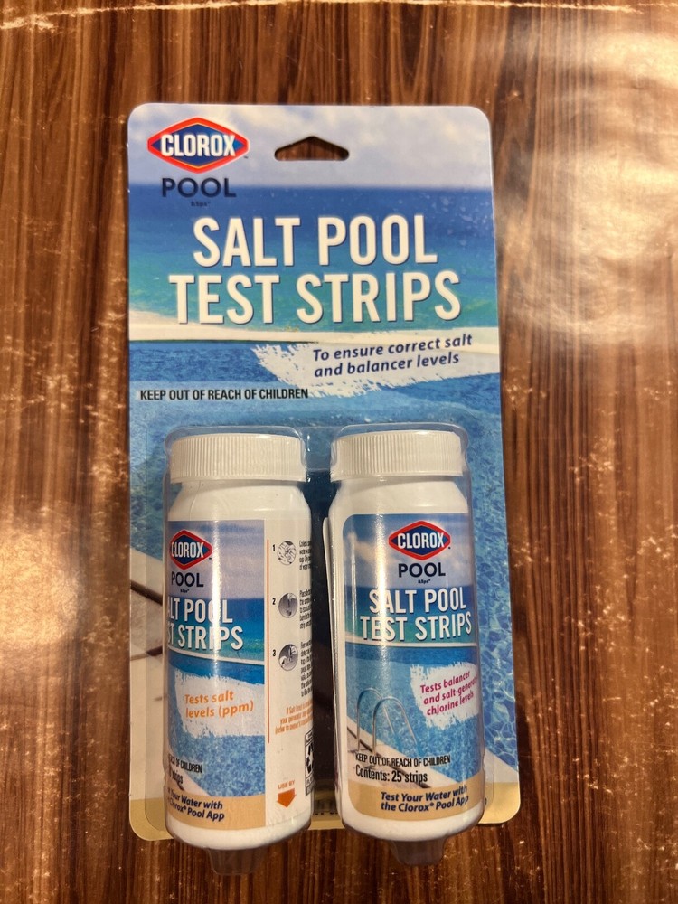 Clorox Pool & Spa 35-Pack Salt Pool Test Strips for Pool Water Testing Patio pH