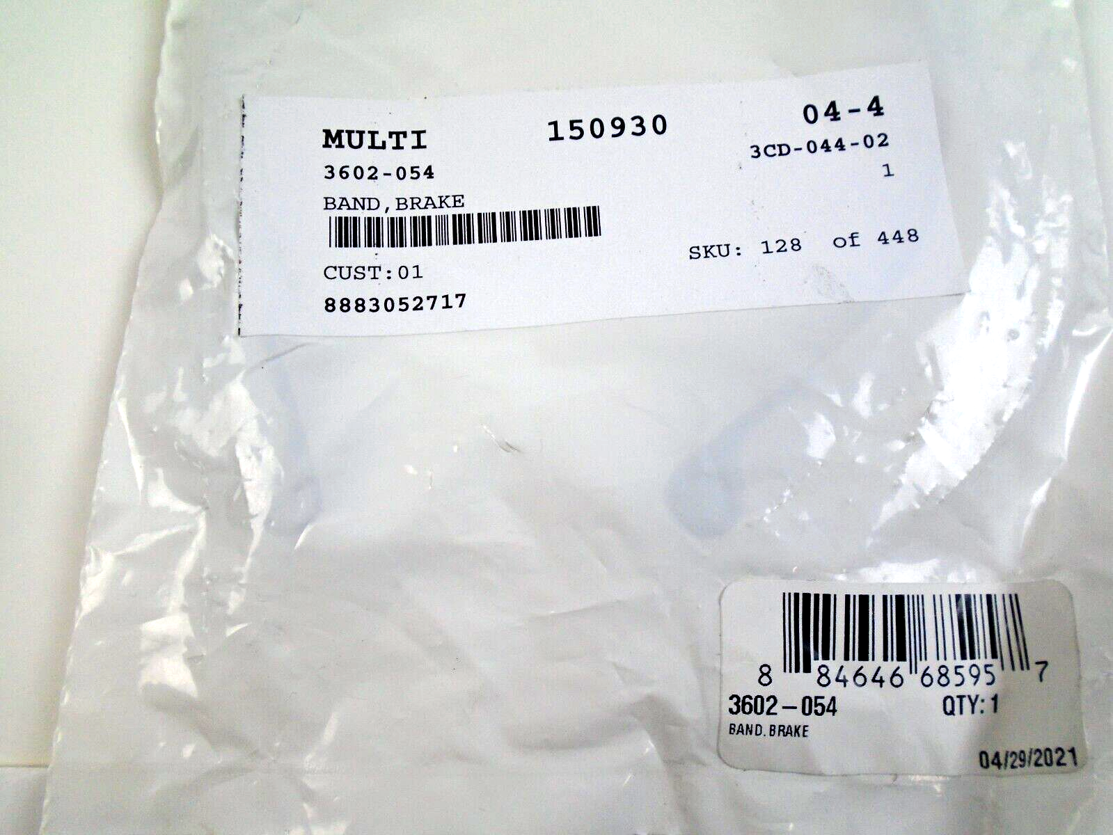 Kitty Cat Snowmobile Brake Band Arctic Cat 3602-054 0300-162 Fits 1977 to 1999