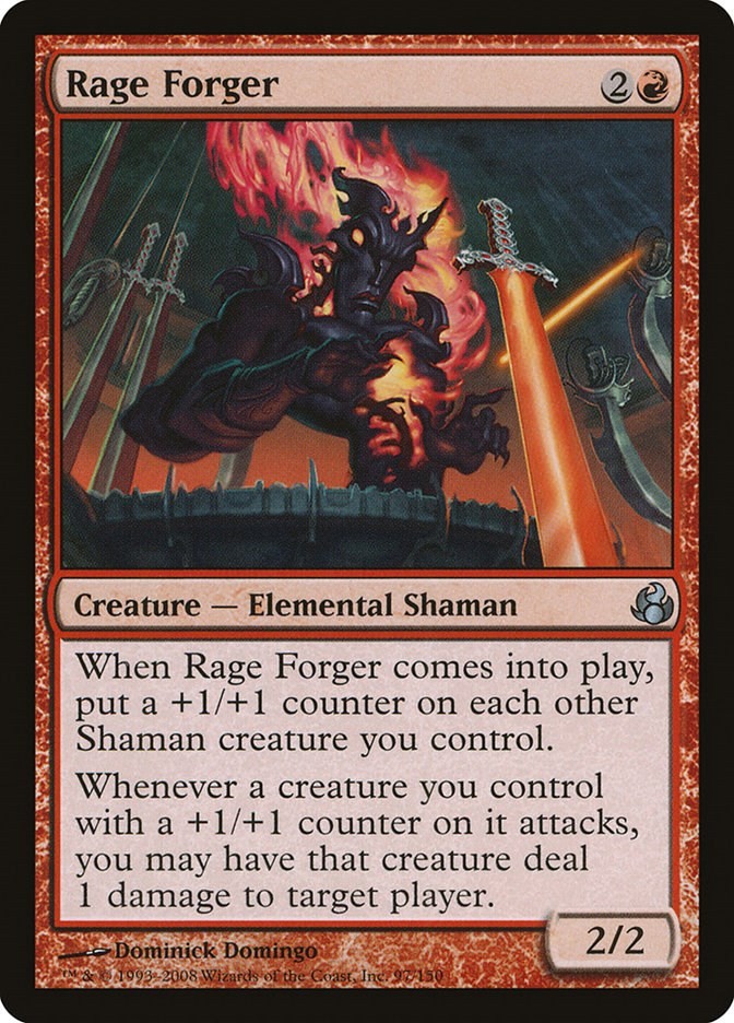 Rage Forger Morningtide 97 MTG MP