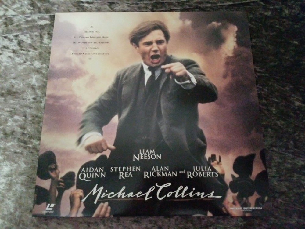 Michael Collins 1986 Laserdisc - Liam Neeson, Aidann Quinn