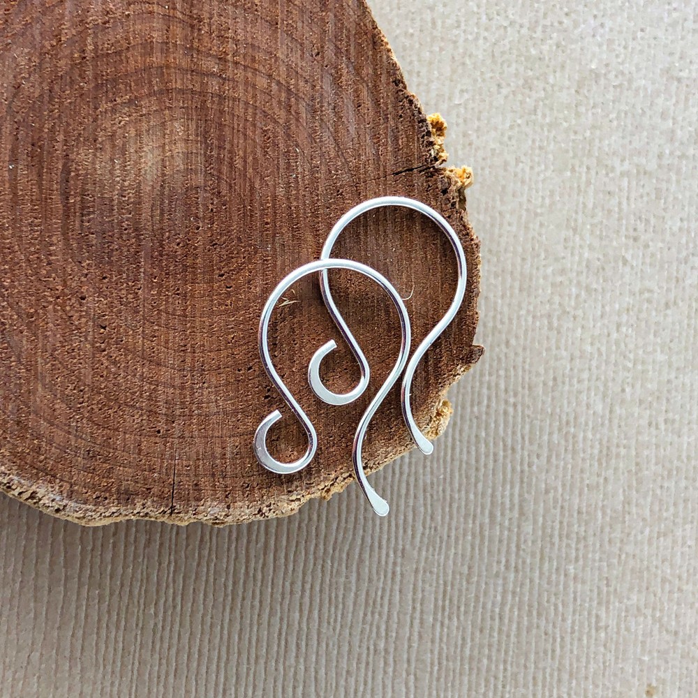 Sterling Silver Earring Hooks, Sterling Silver French Hook, Earring Finding