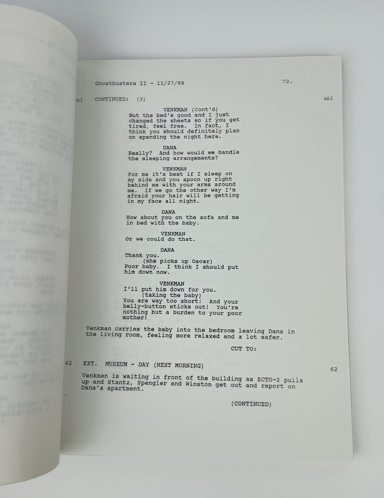 Ghostbusters II Script - 1988 Pink & Blue Revision