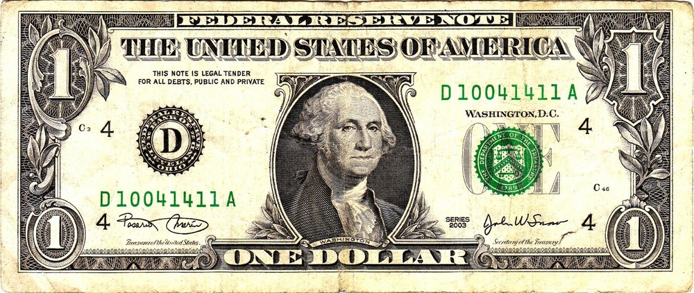 $1 2003 Fancy Serial D10041411A