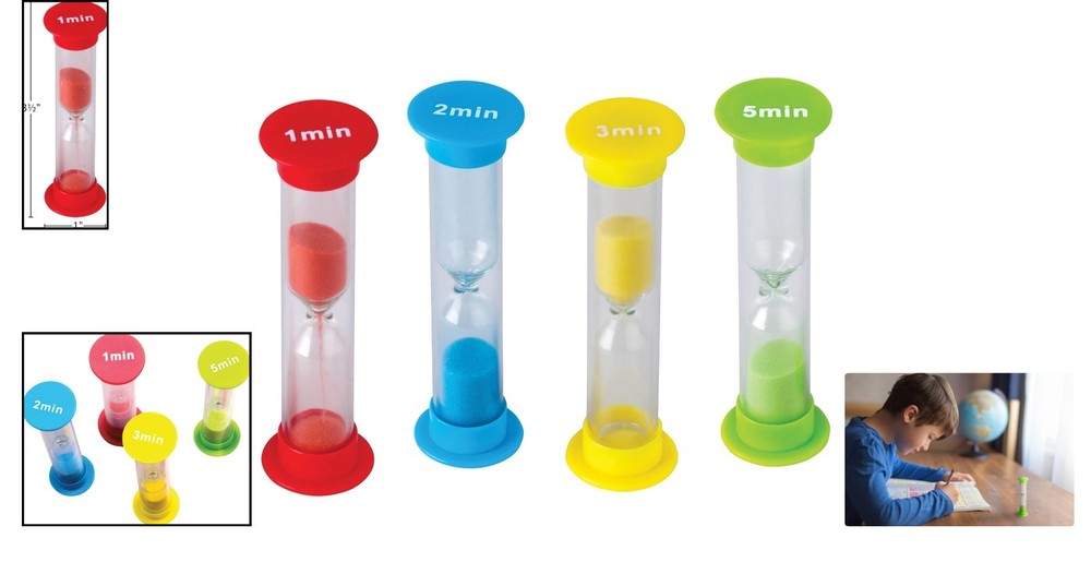 Engaging Sand Timer Set: Teach Time Management with Fun Color-Coded Timers