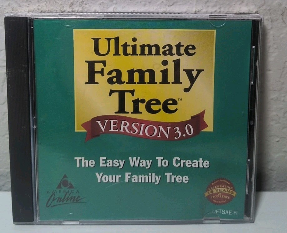 Ultimate Family Tree Version 3.0 PC CD-ROM B357
