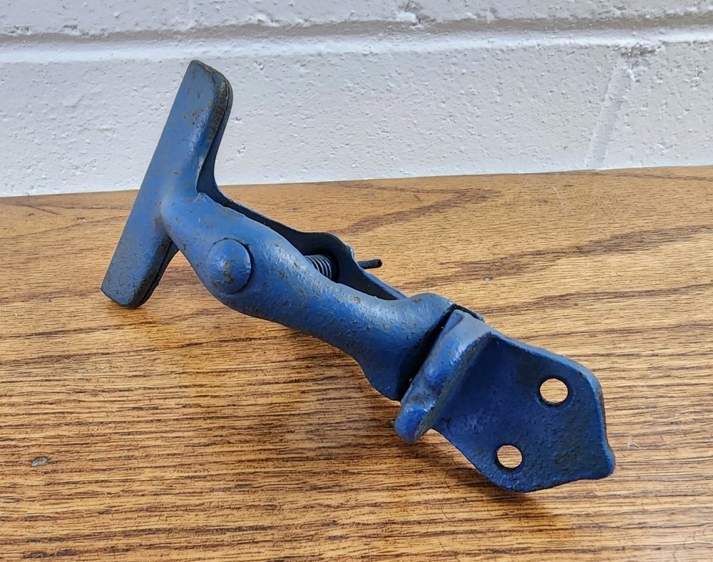 Antique Bench/Table Mount Light Duty Spring Clamp Woodworking Tool - Nice Shape!