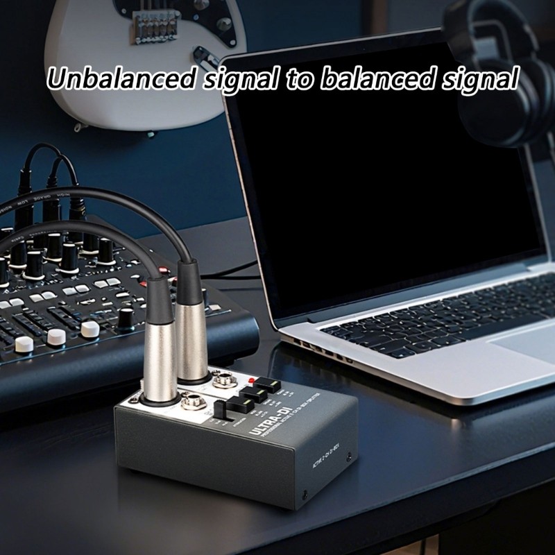 Active DI Box Impedance Conversion For Recording And Live Performances Tasks