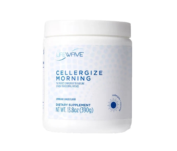 Cellergize Morning by LifeWave Daily Energy Formula 390g -- Exp 07/2026