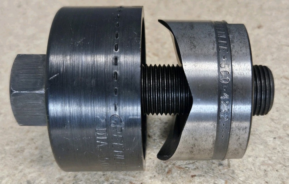 Greenlee No. 730 - 2" diameter punch - knockout