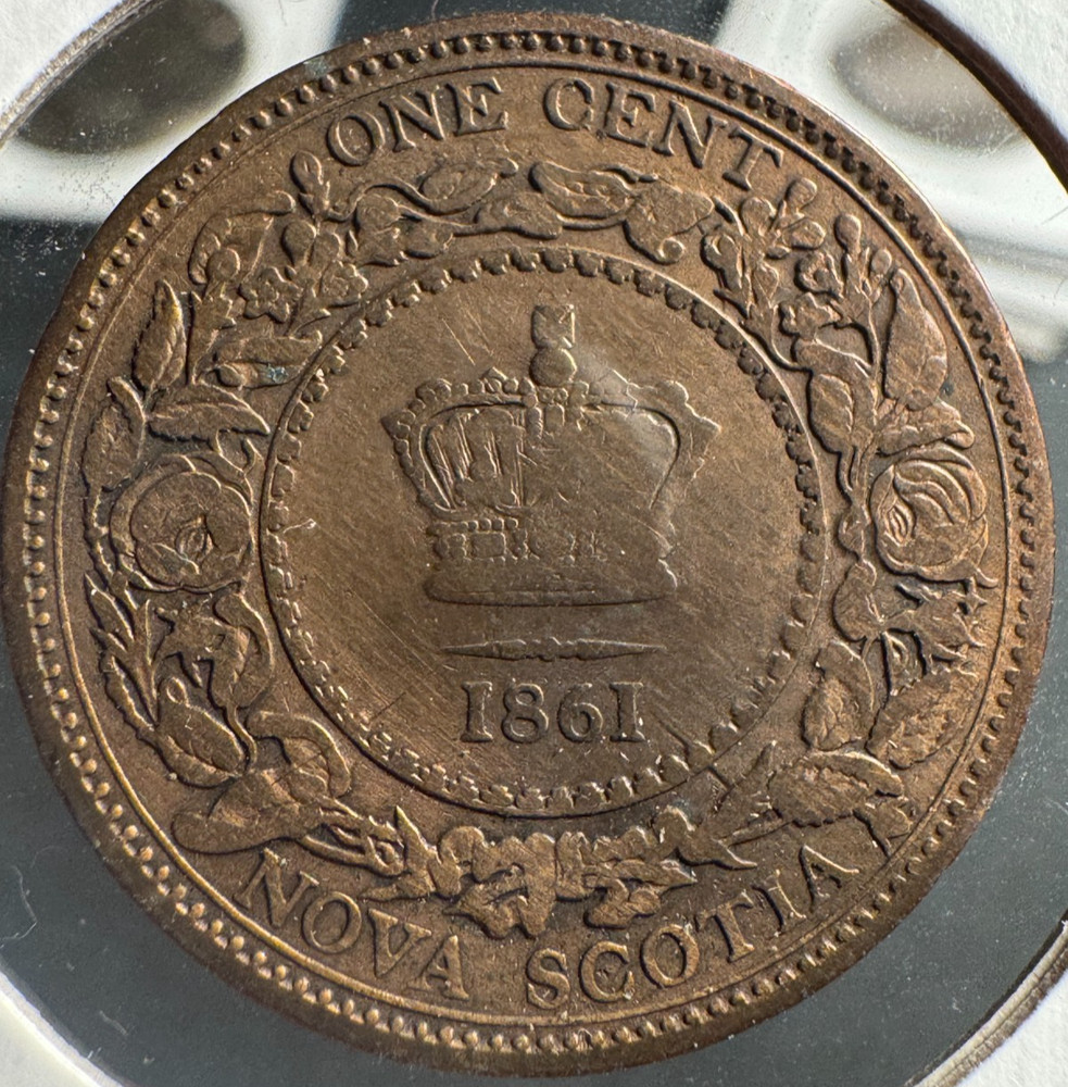 1861 1 ONE CENT NOVA SCOTIA!