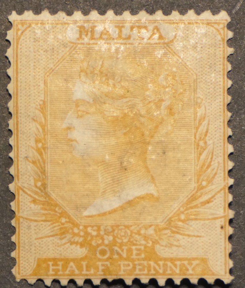 Malta Scott # 3a, Mint OG HR