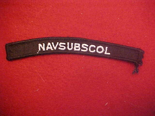 US NAVY  NAVSUBSCOL UIM ROCKERS