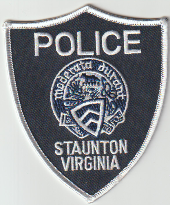 Staunton VA non shield shape patch  shipped from Australia
