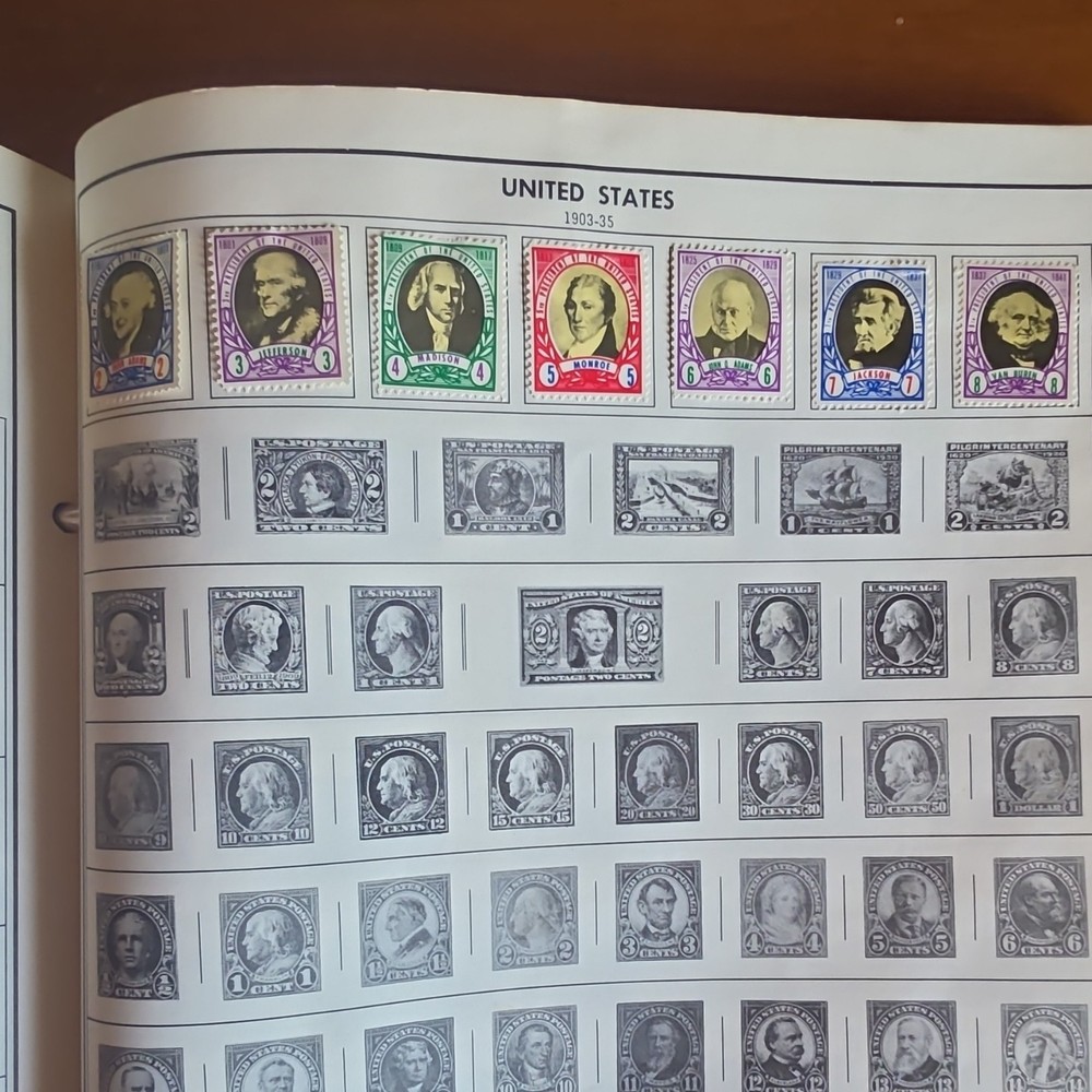 H.E. Harris Ambassador World Stamp Album 1966 Edition for Worldwide Stamps