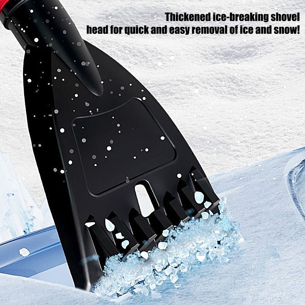 Ice Scraper Portable Ergonomic Auto Supplies With Silicone Handle