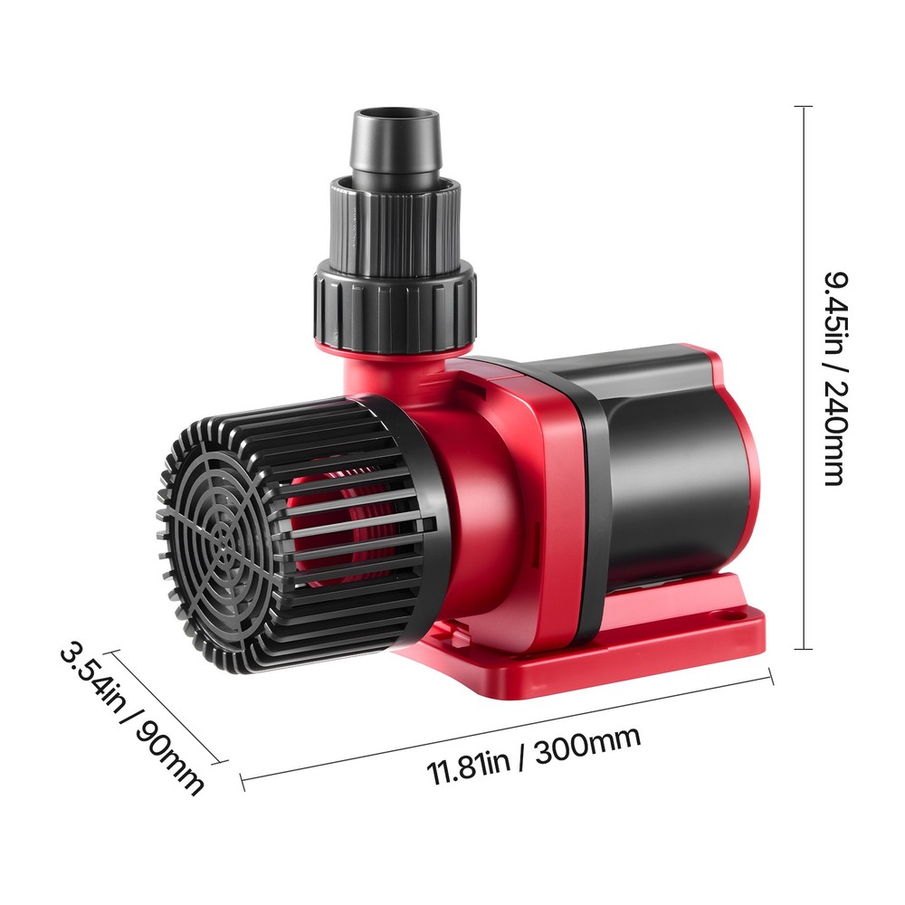 Aquarium 24V DC Water Pump with Controller 60W 1750GPH Wave Maker Return Pump