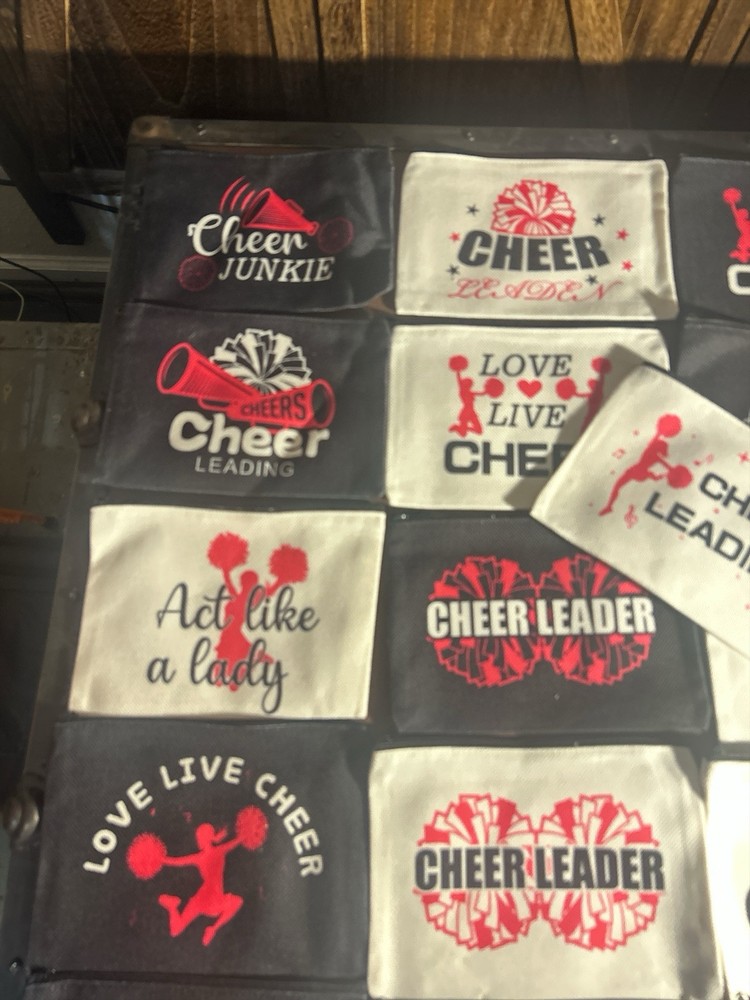 Cheerleading Makeup Pouches