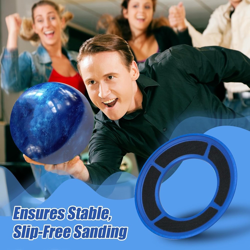 Universal Sanding Pad Holder for Bowling Ball Precision Surface Maintenance Tool
