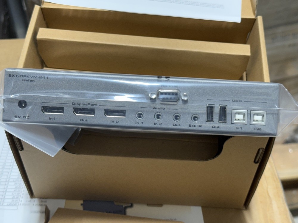 Gefen EXT-DPKVM-241 DisplayPort KVM Switch NIB!