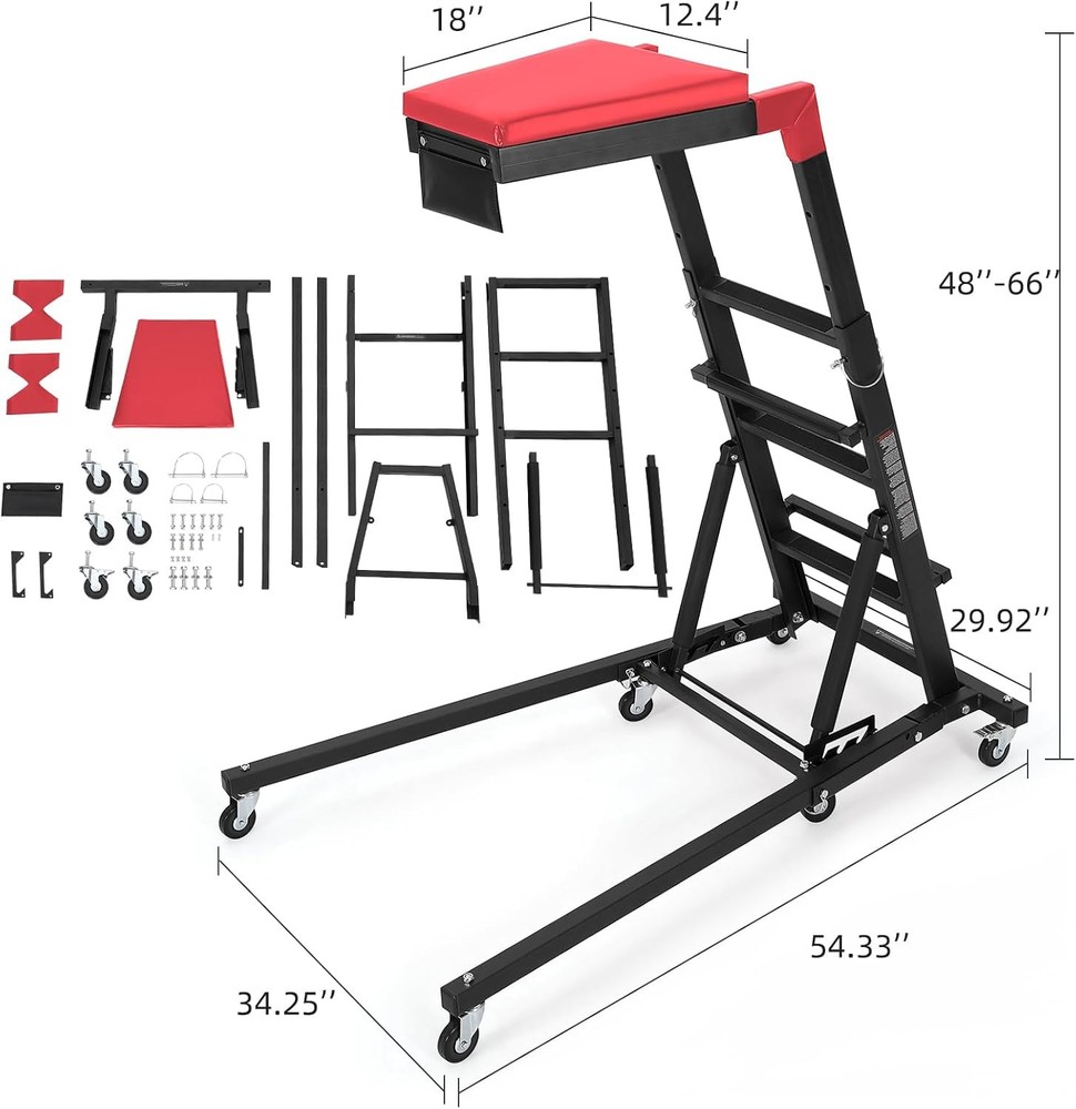 Adjustable Automotive TopsideCreeper 400LBS Adjustable 48 to 68" Engine Creeper