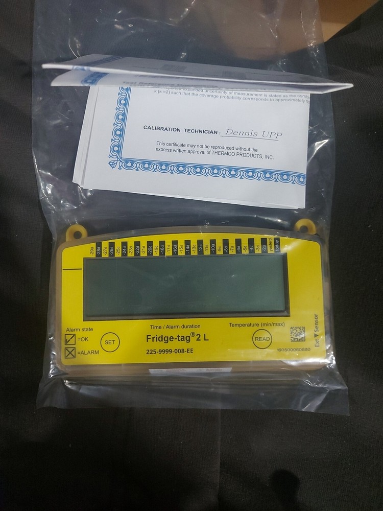 Berlinger Fridge-tag 2L Fridge Thermometer Data Logger Complete  Exp 05/31/26