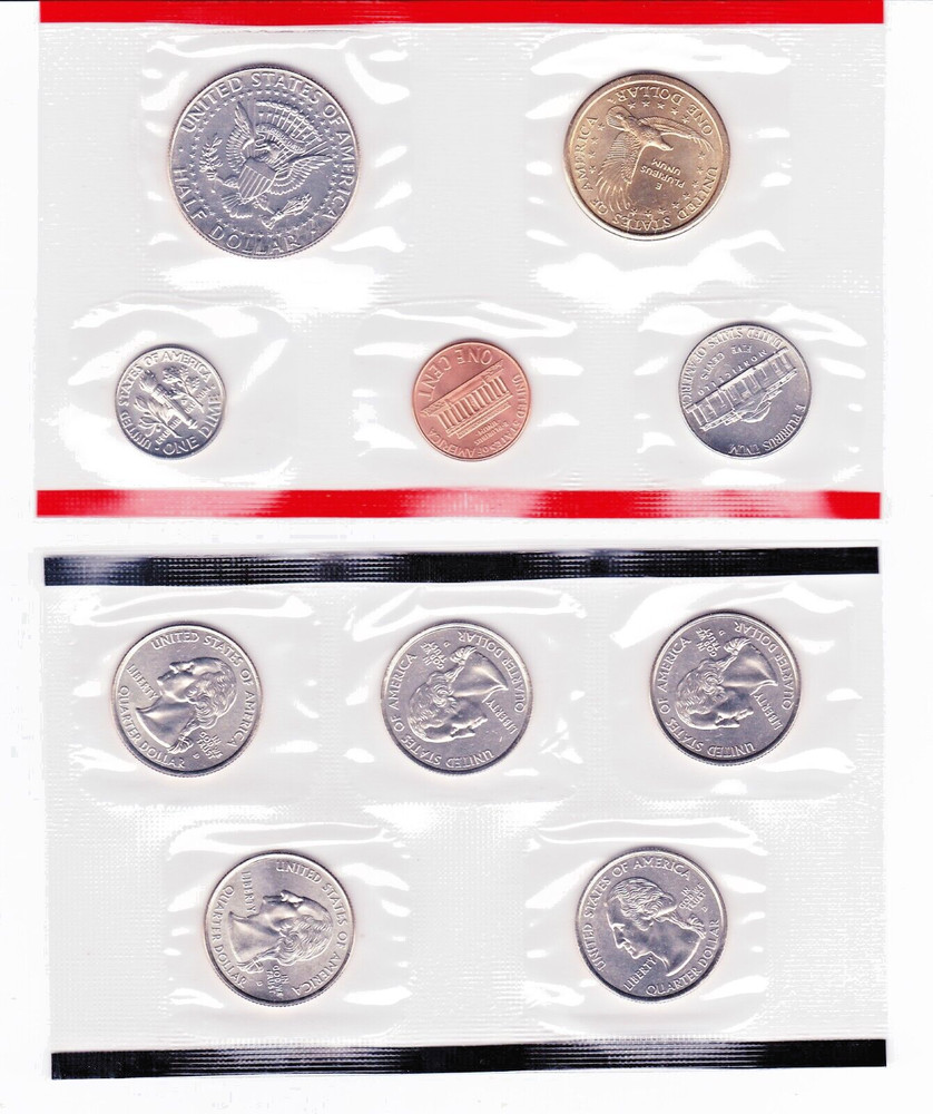 2002 U.S. Mint P&D Uncirculated Coin Set