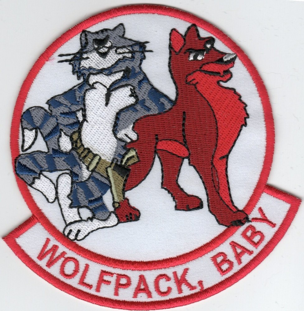 F-14 Tomcat "Wolfpack, Baby" patch.