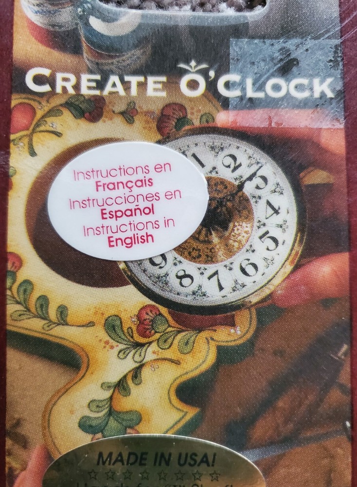 Create O'Clock 2 sets of Clock Hands Fancy & Basic Style Black Metal NEW