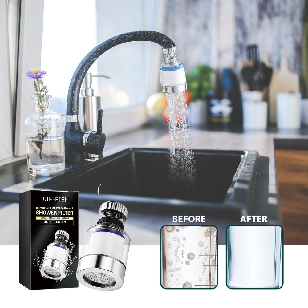 Rotating Kitchen Faucet 360 Degree Water Purifier
