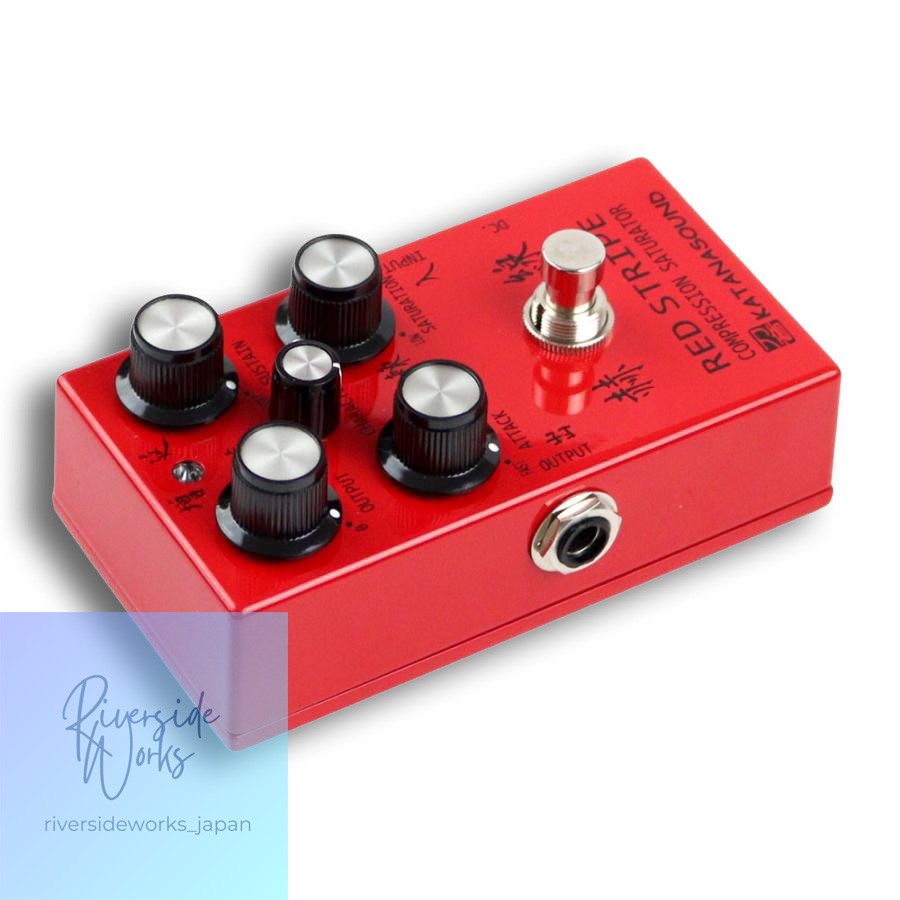 KATANASOUND KS-EF-18 Red Stripe Compressor Effect Pedal