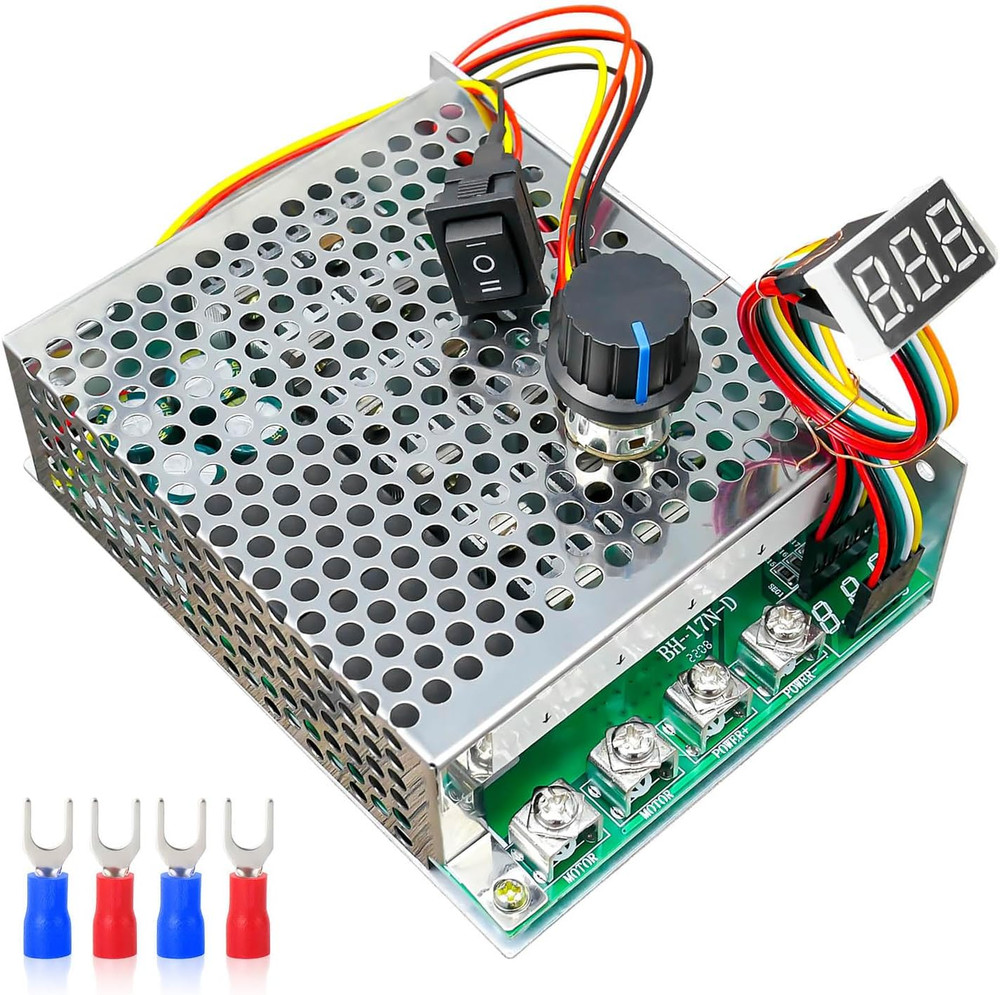 PWM DC Motor Speed Controller 3500W 100A Max, DC 10-55V Stepless Brush Motor Spe