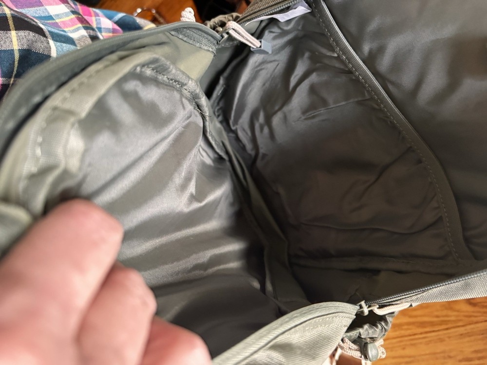 Green Tactical Backpack Nylon Webbing Adjustable Straps Zip Closure Unisex