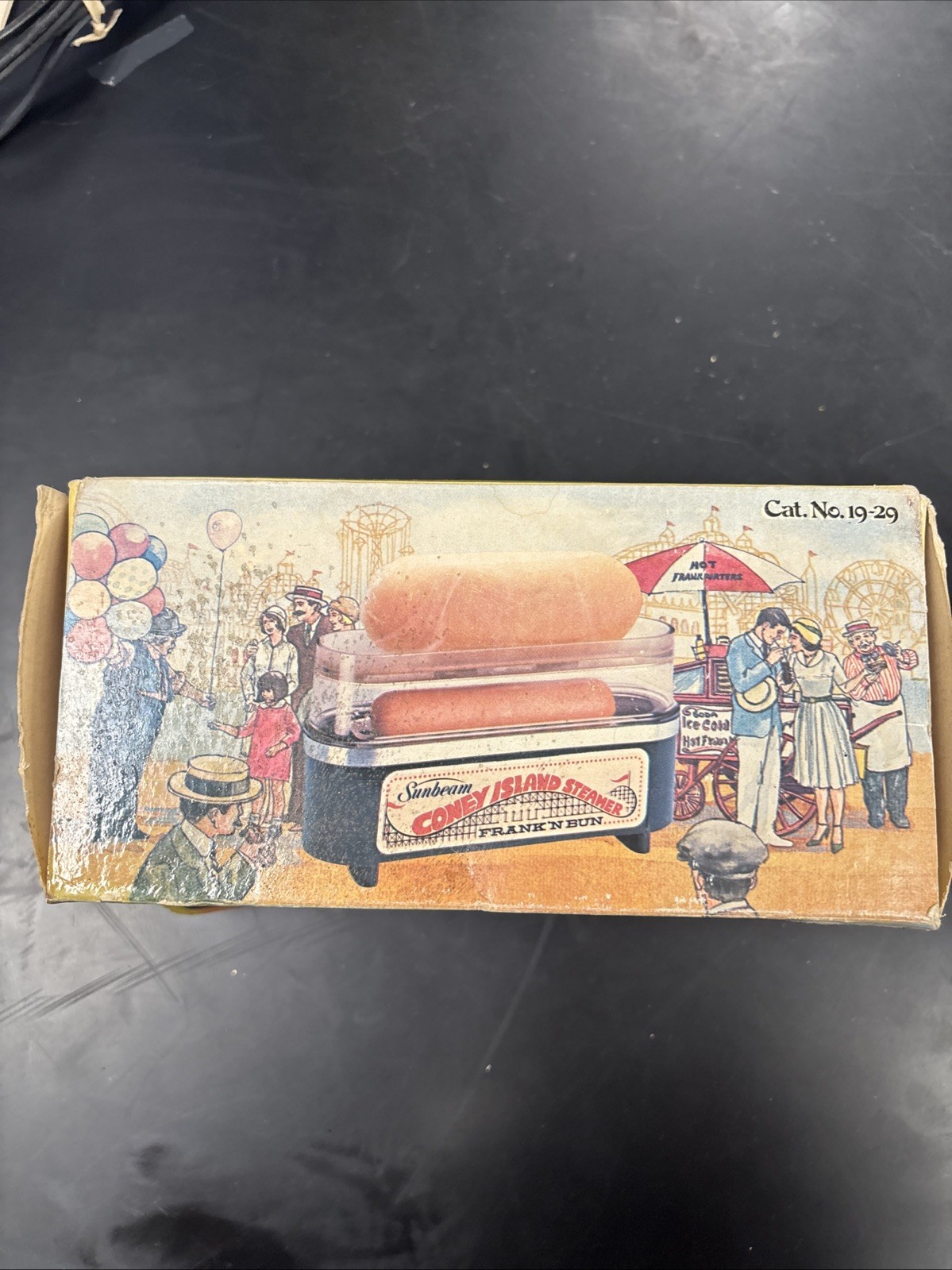 Vintage 1970s Sunbeam Coney Island Frank‘N Bun Hot Dog Steamer - Working