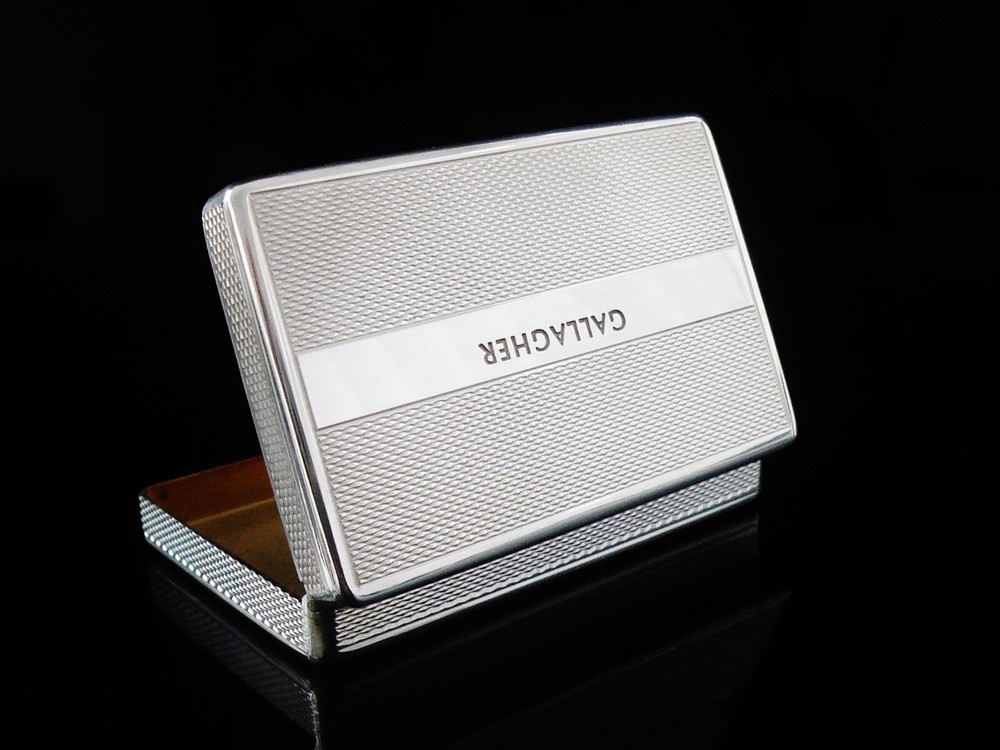 Gallagher Sterling Silver Multi Purpose Box, Peter John Doherty 2007 (cased)