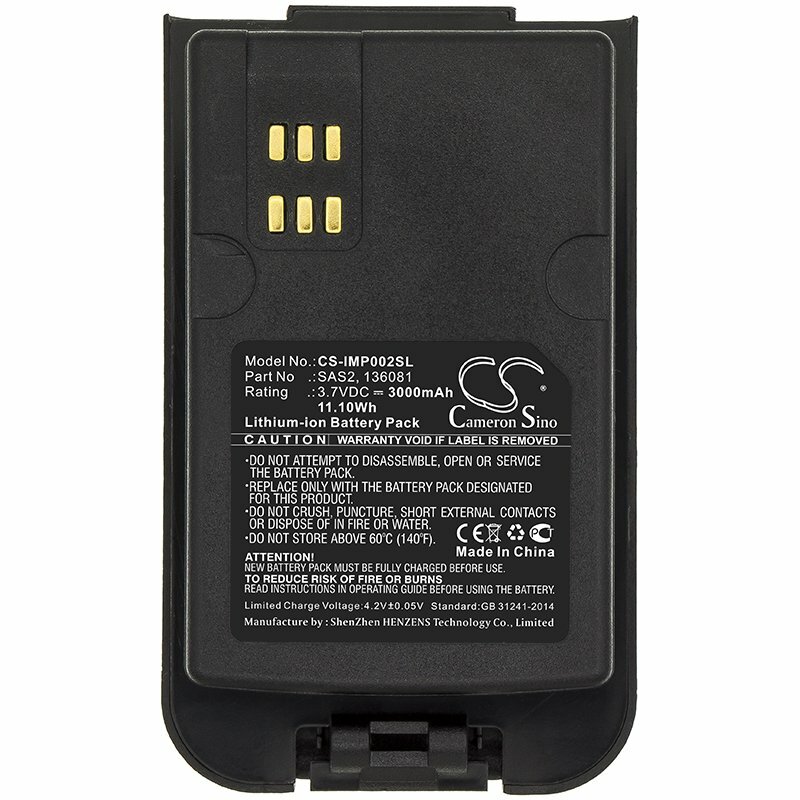 3000mAh Battery for Inmarsat Isatphone 2 136081,SAS2,VKB 56426 702 098