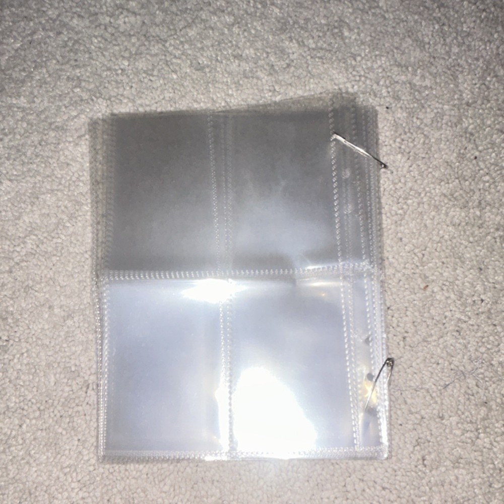 Clear Plastic Photocard Holder/Mini Binder