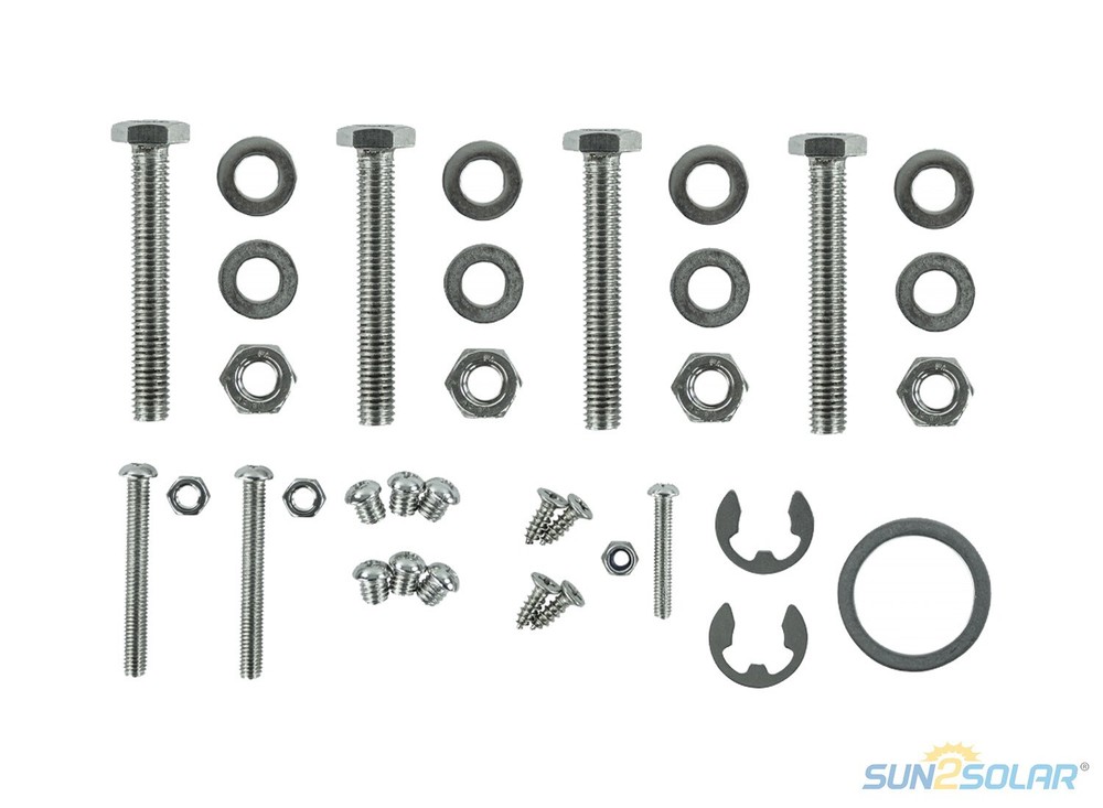 Sun2Solar Frame Assembly Hardware Kit for Swimming Pool Reel Systems